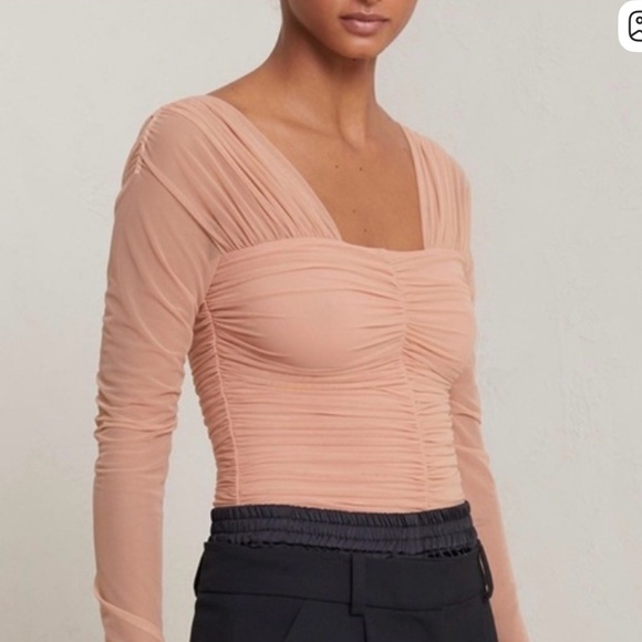 ALC Ruched Tan Top - Picture 5 of 12